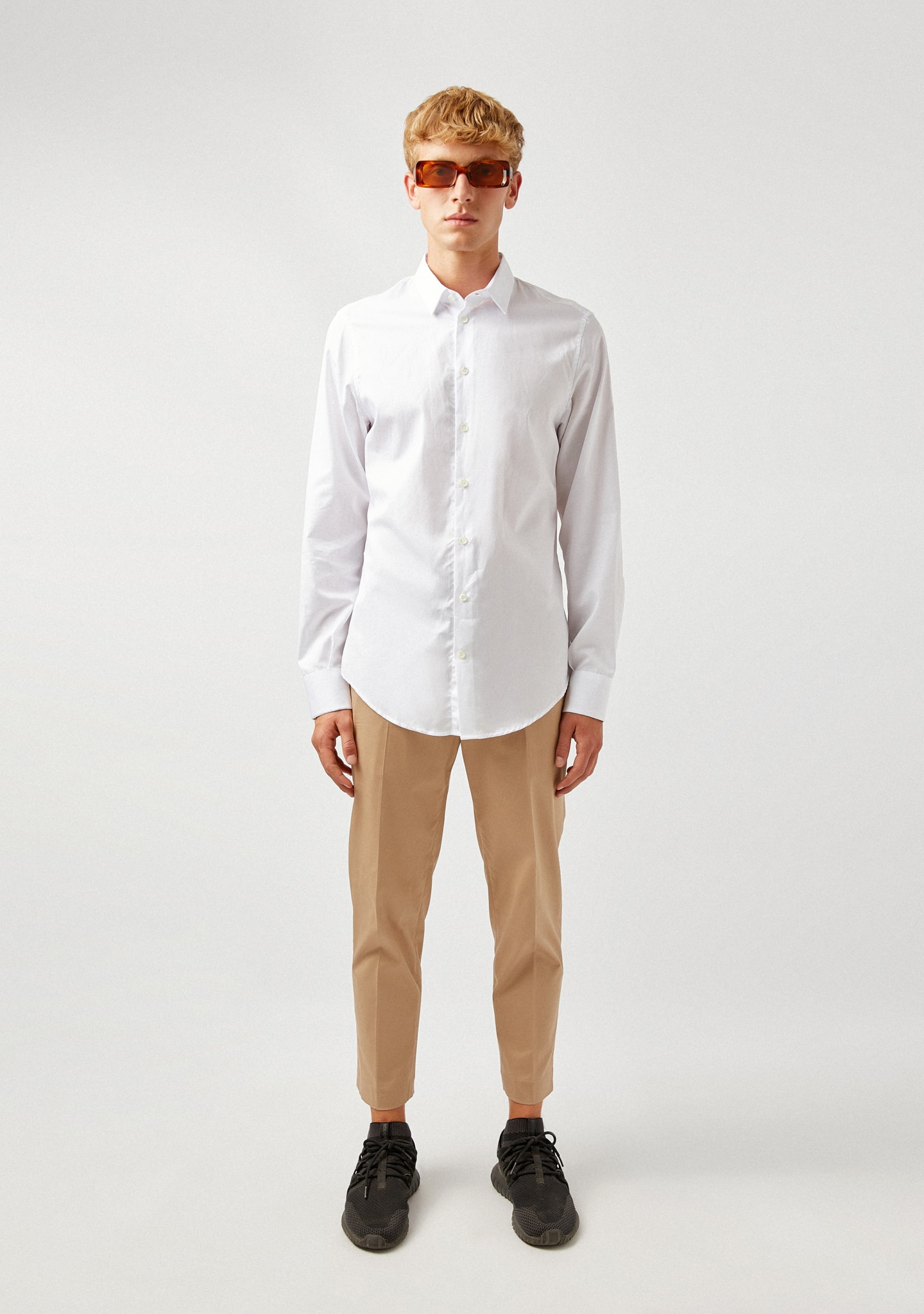 Adjustable Cotton Poplin Shirt in White - Gucci