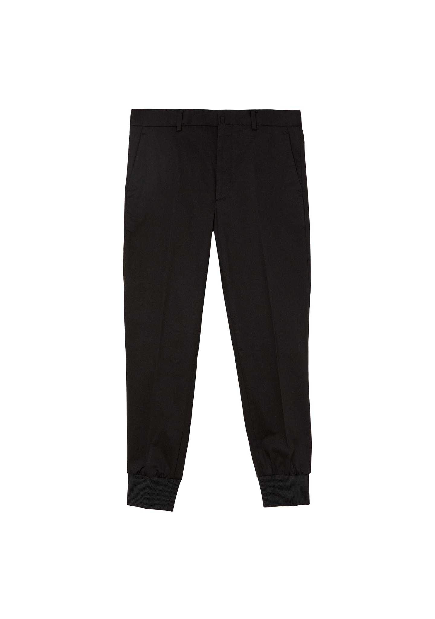 TAPERED COTTON TROUSERS